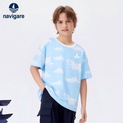 navigare 意大利小帆船 100%纯棉儿童短袖