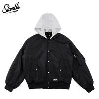 SLAMBLE 可拆卸 男士棉衣 连帽
