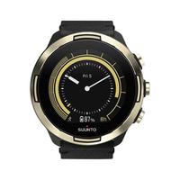 SUUNTO 颂拓 SUUNTO 9系列 BARO旗舰版 智能手表 50mm 鎏金 不锈钢表盘 皮革表带 黑色 限量鎏金礼盒 (GPS、北斗）