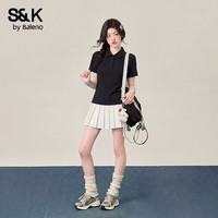  Baleno/班尼路 珠地透气亲肤面料 女士短袖polo衫