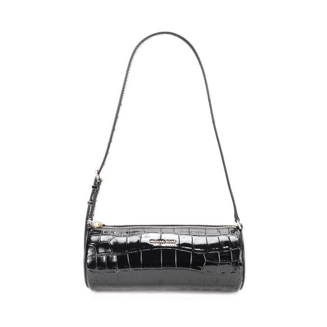 MICHAEL KORS IZZY 女士鳄鱼纹压花圆筒形单肩包