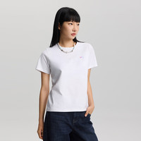 Lee 26春夏新品标准版圆领渐变Logo女士短袖