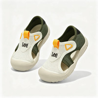 LEE KIDS 5折秒杀 儿童镂空运动鞋 卡其绿