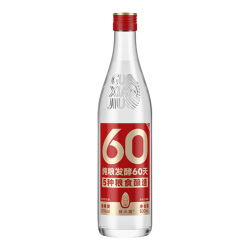 谷小酒 数字光瓶S60 浓香型白酒 42度 500ml
