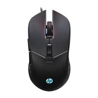 HP 惠普 G260 静音版 有线鼠标 5000DPI RGB 黑色
