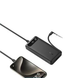 Anker 20000毫安自带线充电宝大容量65W快充