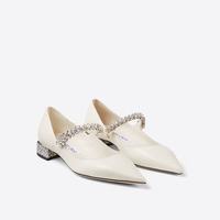 JIMMY CHOO 女士水晶饰带尖头单鞋 BING PUMP FLAT