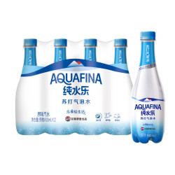 百事 可乐纯水乐 AQUAFINA 无糖0脂0卡苏打气泡水 410ml*12瓶