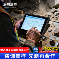 辰想 三防平板电脑8英寸安卓车载工业padIP68防水可拆蓝牙WIFI可定制5G防爆煤矿安ExibIICT4指纹模块NFC