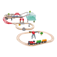  Hape 自由拼装 儿童轨道玩具+电动货运