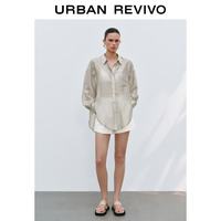  URBAN REVIVO 垂感 女士衬衫