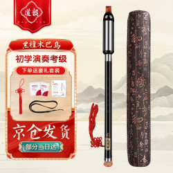 巴乌乐器黑檀木F调竖吹 成人儿童小学生入门乐器 民族吹奏乐器