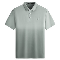 七匹狼 凉感短袖T恤男士渐变翻领polo衫