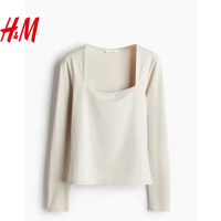 H&M 复古休闲 女士T恤