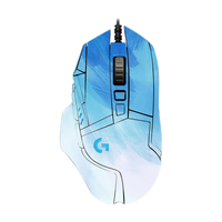  logitech/罗技 RGB 有线鼠标  拼色