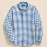 Brooks Brothers Boys Non-Iron Broadcloth Polo Button-Down Collar Check Sport Shirt