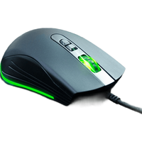 LESAILES 飞遁 G105 有线鼠标 4800DPI 黑色 RGB
