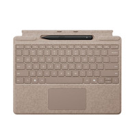 微软 Surface Pro带笔槽+超薄触控笔版键盘盖套装