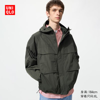 优衣库 男士防风连帽外套 482213