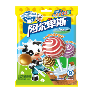 Alpenliebe 阿尔卑斯 小汽车礼盒男生版 棒棒糖礼盒装 混合口味 120g