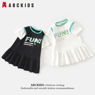 ABCKIDS 童装女童夏季连衣裙2026新款纱裙儿童公主裙