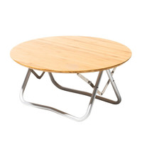 牧高笛 便携式 户外折叠桌  竹原色