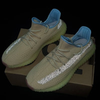 QUUHK 情侣鞋2026夏季新款男女鞋子运动休闲鞋  椰子鞋亚麻流星反光 36 运动鞋码