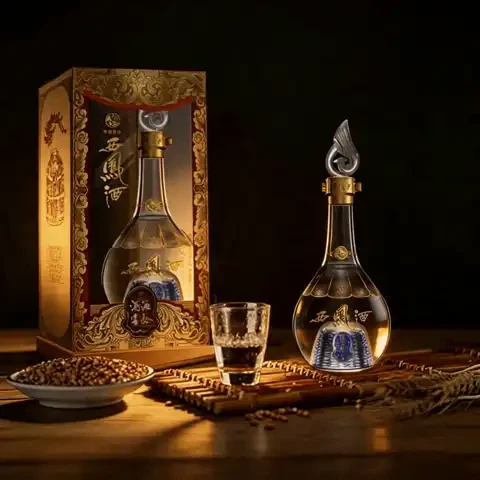 今日必买、淘金币135.72元：西凤酒 酒海窖龄 匠酿 凤香型白酒 52度 500ml*2瓶 礼盒装 赠手提袋