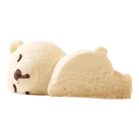  慕小仙 动物奶油 慕斯蛋糕 【1盒】小白熊蛋糕100g