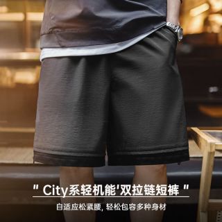 马登 工装  美式户外机能五分裤