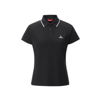  Biemlfdlkk/比音勒芬 防晒速干面料 女士POLO衫 07黑色