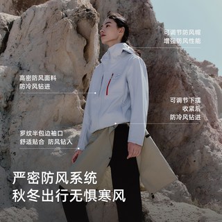  熊猫 防泼水 女士软壳衣