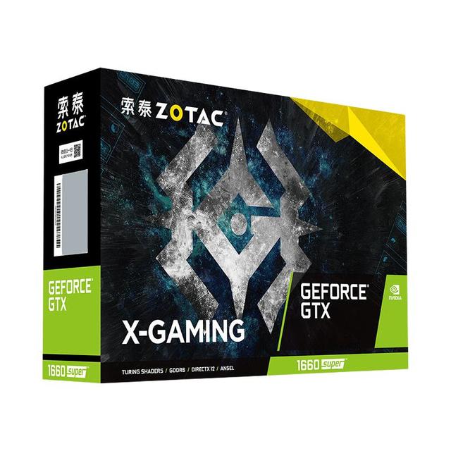 ZOTAC 索泰GeForce GTX 1660 Super 6GD6 X-GAMING OC PRO 显卡6GB 黑色