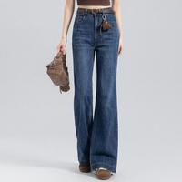 FOREVER 21 女士微喇牛仔裤 经典靛蓝