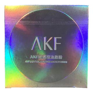  艾乐肤 AKF 小鱼海棠推荐散粉定妆粉持久控油防水不脱妆遮瑕蜜粉饼旗舰店 01轻雾透明色 10g