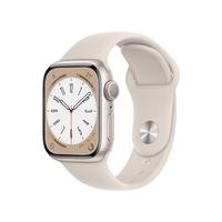 Apple Watch Series 8 GPS版 41mm 星光色铝金属表壳运动型表带智能手表