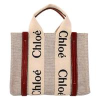  Chloé/蔻依 Logo印花 女士托特包