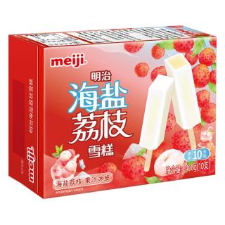 明治 冰淇淋海盐荔枝 41g*10支