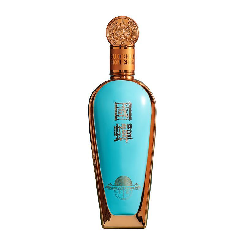 YUCHAN 玉蝉老酒国蝉52%vol 浓香型白酒500ml*2瓶双支装【报价价格评测