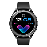 vivo WATCH 智能手表 46mm 银色 暗影黑氟橡胶表带(血氧、NFC)