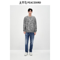 PEACEBIRD/太平鸟 紧身 男士牛仔裤