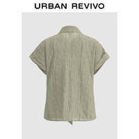  URBAN REVIVO 女士衬衫 绑带