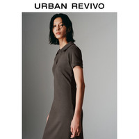 URBAN REVIVO 垂感修身显瘦 女士连衣裙