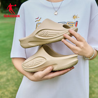 乔丹 飞影pb3.0拖鞋 果仁色