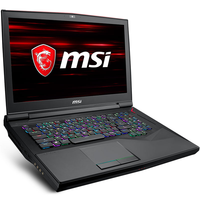 MSI/微星 泰坦GT 75 4K IPS等级 游戏本笔记本电脑+SSD 酷睿i7-8750H GTX1080 黑色 32G 1TB