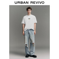  URBAN REVIVO 趣味休闲印花 男士短袖T恤