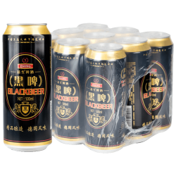 益生 德国风味 黑啤  1x9x500ml 包装 500ml