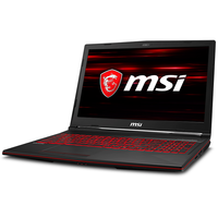 msi 微星 GL系列 GL63 8RD-691CN 15.6英寸游戏本笔记本电脑 (黑色、i5-8300H、1T 128GB SSD、8GB、GTX1050Ti 4G )