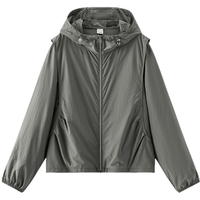  Semir/森马 UPF50+防晒 女士防晒衣 咖色调00355 3XL