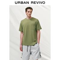  URBAN REVIVO 简约休闲 男士短袖T恤